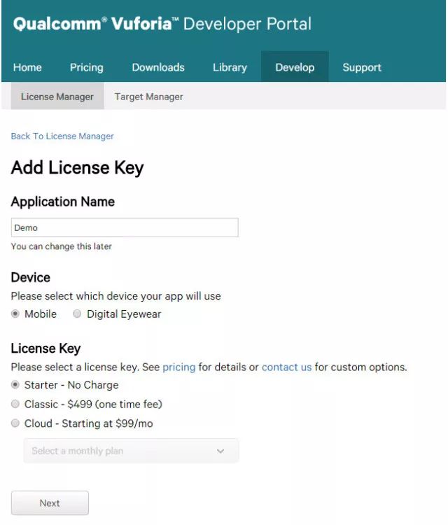 用Unity制作AR应用
